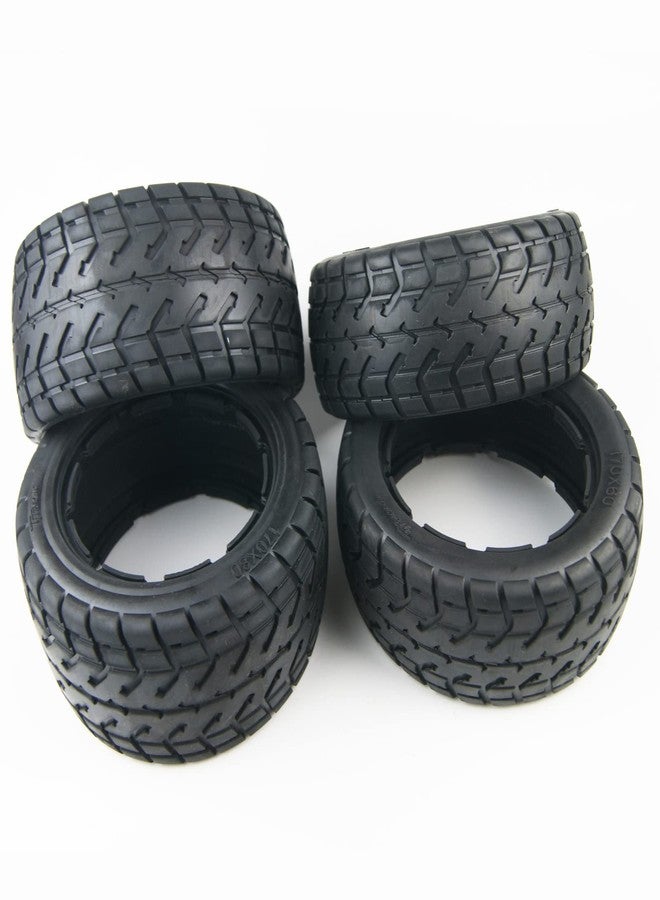 TITRACING Front and Rear On-Road Tires Kit Tarmac Buster for 1/5 HPI Baja 5B SS Rovan KM Rofun buggy - Image 1